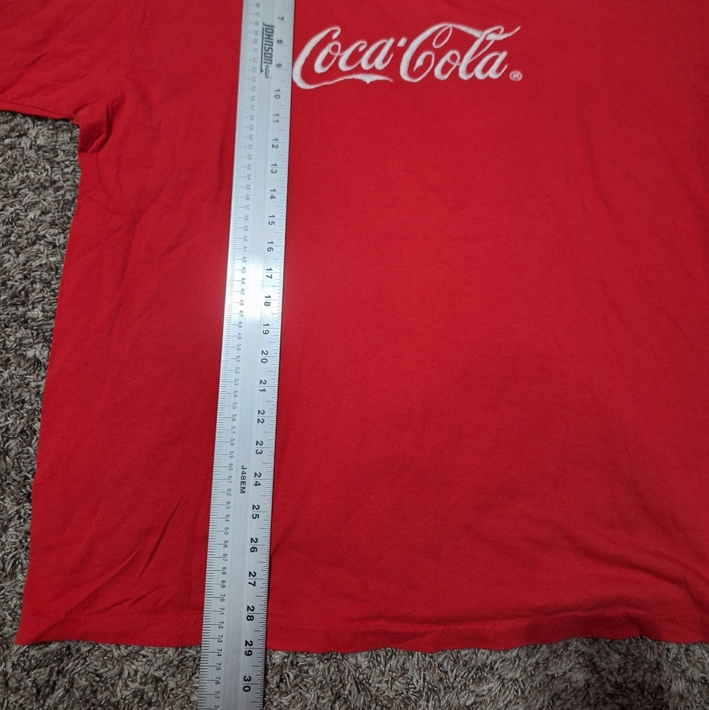 Coca-Cola T-Shirt Men's Big & Tall Red Vintage T-Shirt Size "XXL" - Picture 5 of 6